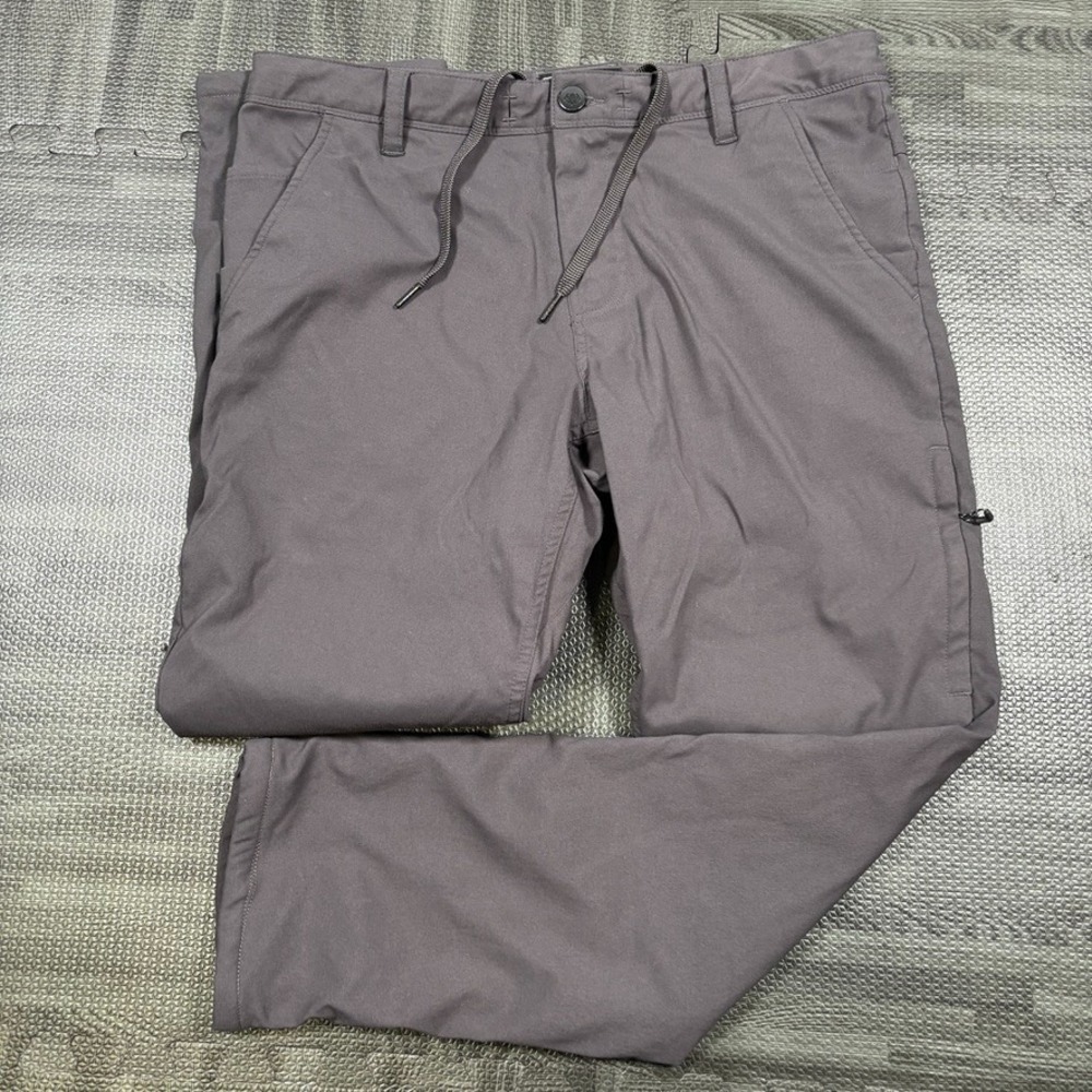 686 Everywhere Pants Mens Fits 34x28 Gray Slim Fit Technical Cargo Merino Wool